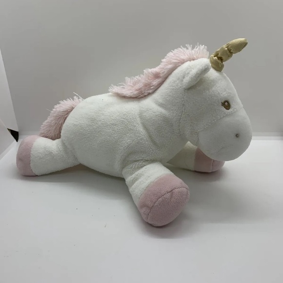 Gund Baby Plush Luna Unicorn Reywind Lullaby Stuffed Animal White Pink Used - Picture 2 of 10